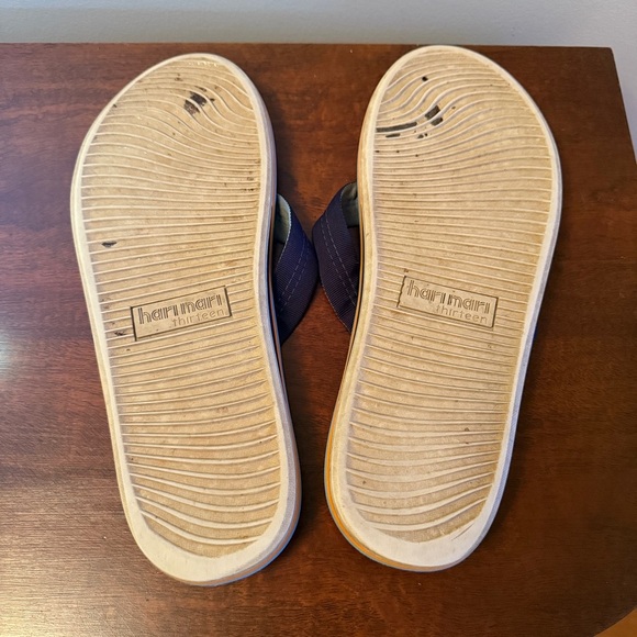Hari Mari Dunes Blue Flip-Flop Sandals Size 13 - Picture 5 of 5